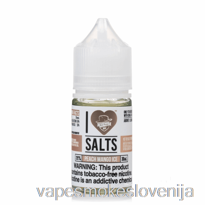 Vape Za Enkratno Uporabo Peach Mango Ice - I Love Salts - 30ml 50mg